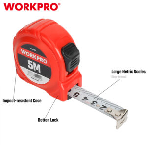 PLASTIC TAPE MEASURE 5MX19MM WORKPRO - Image 5
