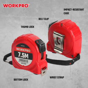 PLASTIC TAPE MEASURE 7.5MX25MM WORKPRO - Image 2