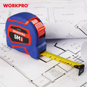 TAPE MEASURE WITH NYLON COATED BLADE 5M(16FT) X19MM WORKPRO - Image 6