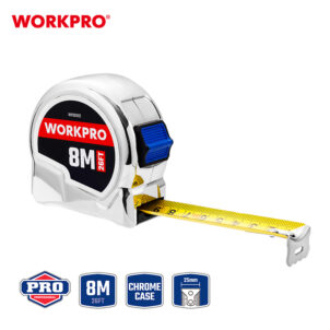 CHROME TAPE MEASURE 8M(26FT) X25MM WORKPRO - Image 5