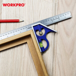 ALUMINUM COMBINATION SQUARE 300MM (12") WORKPRO - Image 3