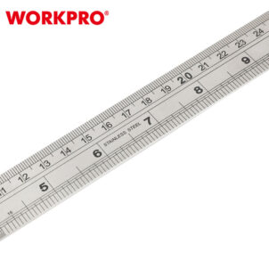 STAINLESS STEEL RULER 300 MM (12") WORKPRO - Image 2