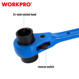SHARP TAIL DOUBLE SOCKET RATCHET WRENCH 36X41MM WORKPRO - Image 5