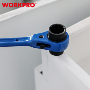 SHARP TAIL DOUBLE SOCKET RATCHET WRENCH 36X41MM WORKPRO - Image 2
