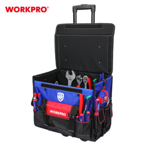 HEAVY DUTY ROLLING TOOL BAG 450MM (18") WORKPRO - Image 2