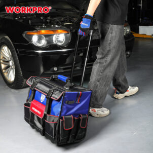 HEAVY DUTY ROLLING TOOL BAG 450MM (18") WORKPRO - Image 6