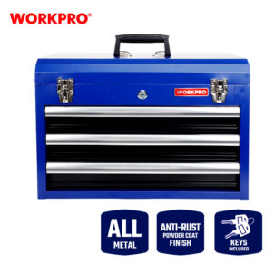 THREE DRAWER TOOLBOX, 51X26.5X35CM WORKPRO