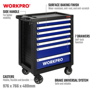7- DRAWER ROLLER CABINET WORKPRO - Image 6
