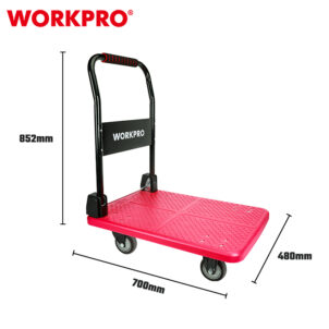 FOLDING HAND TRUCK 70*48CM WORKPRO - Image 2