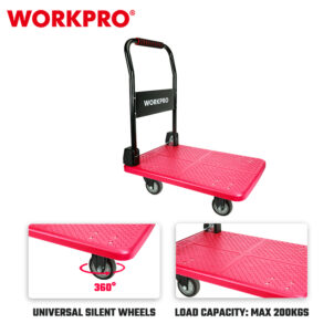 FOLDING HAND TRUCK 70*48CM WORKPRO - Image 4