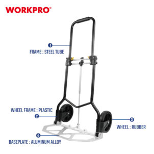 Folding Hand Truck WORKPRO - Image 4