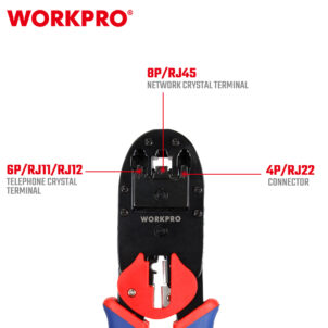 CRIMPING PLIERS 5-IN-1 WORKPRO - Image 2