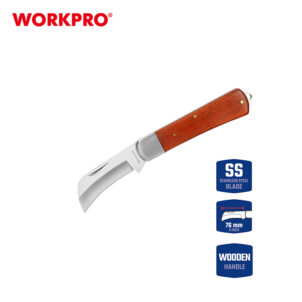 ELECTRICIAN KNIFE WITH CURVED BLADE WORKPRO - Image 2