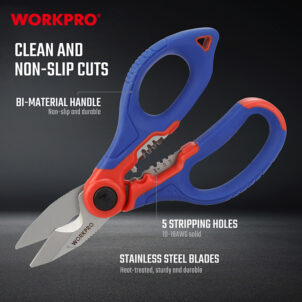 ELECTRICIAN SCISSORS WORKPRO - Image 6