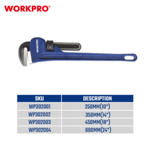 PIPE WRENCH 600MM (24") WORKPRO - Image 4