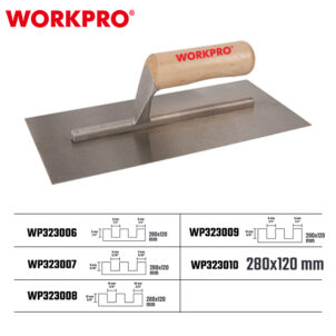 FINISHING TROWEL WOOD HANDLE 280×120MM  WORKPRO - Image 3