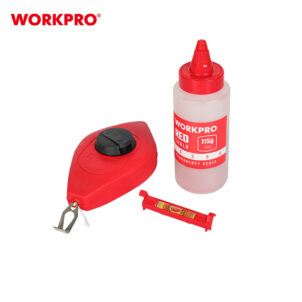 CHALK LINE REEL SET WITH RED CHALK 30M WORKPRO