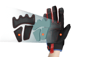 ANTI IMPACT WORK GLOVES - XL WORKPRO - Image 7