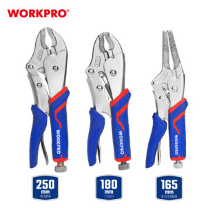 LOCKING PLIERS SET 3PC CR-V WORKPRO